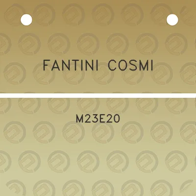 fantini-cosmi-m23e20