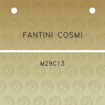 fantini-cosmi-m29c13