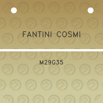 fantini-cosmi-m29g35