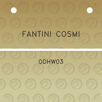 fantini-cosmi-odhw03