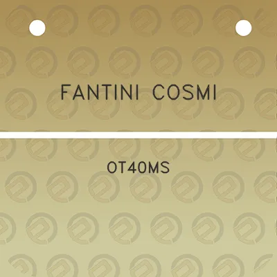 fantini-cosmi-ot40ms