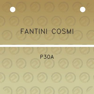 fantini-cosmi-p30a