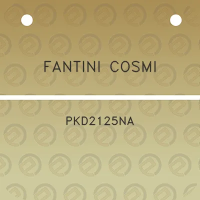 fantini-cosmi-pkd2125na