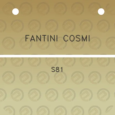 fantini-cosmi-s81