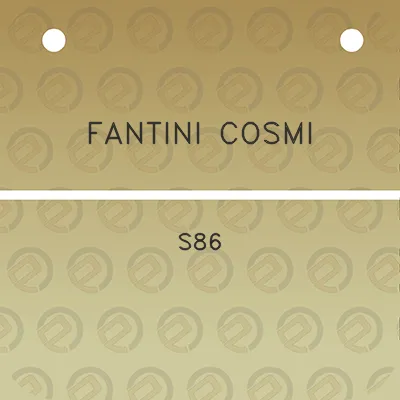 fantini-cosmi-s86