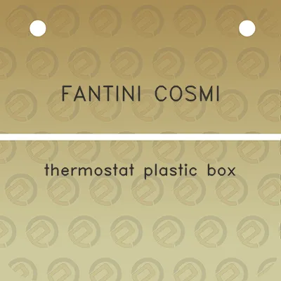 fantini-cosmi-thermostat-plastic-box