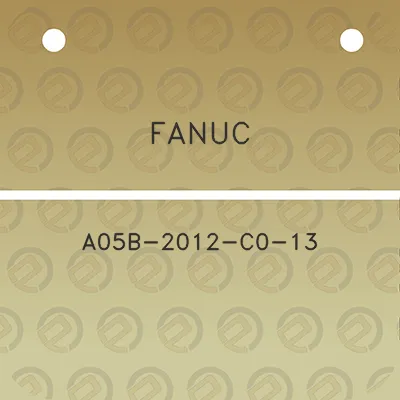 fanuc-a05b-2012-c0-13