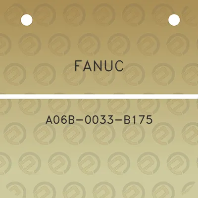 fanuc-a06b-0033-b175