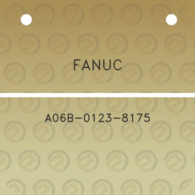 fanuc-a06b-0123-8175