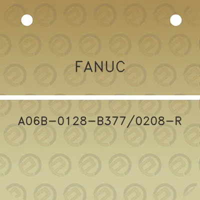 fanuc-a06b-0128-b3770208-r