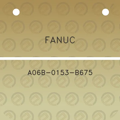 fanuc-a06b-0153-b675