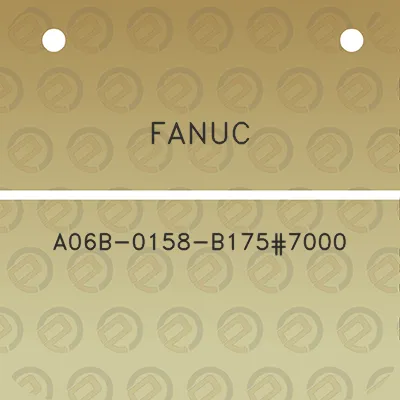 fanuc-a06b-0158-b1757000