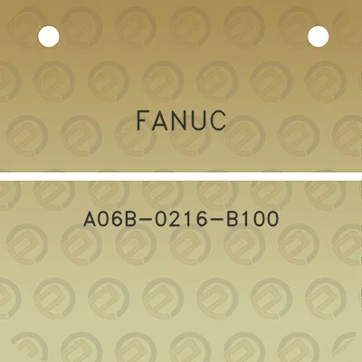 fanuc-a06b-0216-b100