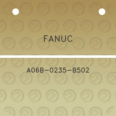 fanuc-a06b-0235-b502