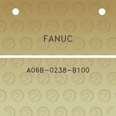 fanuc-a06b-0238-b100