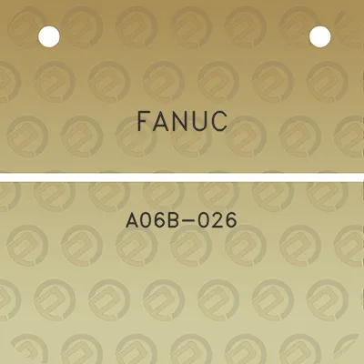 fanuc-a06b-026