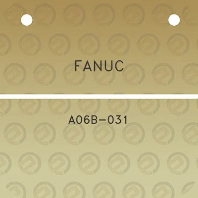 fanuc-a06b-031