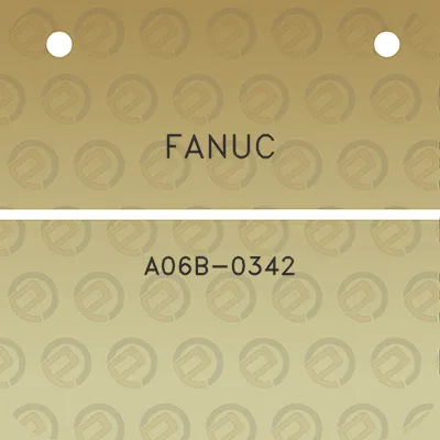 fanuc-a06b-0342