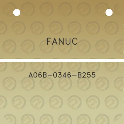 fanuc-a06b-0346-b255