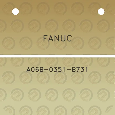 fanuc-a06b-0351-b731