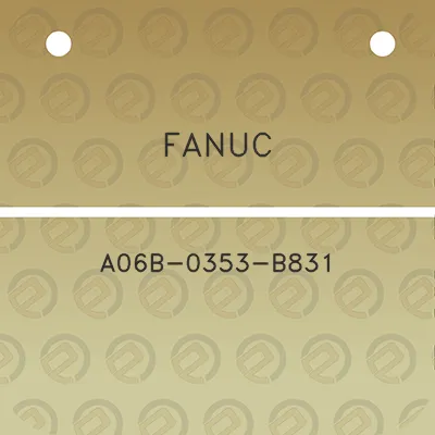 fanuc-a06b-0353-b831