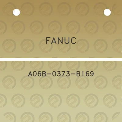 fanuc-a06b-0373-b169