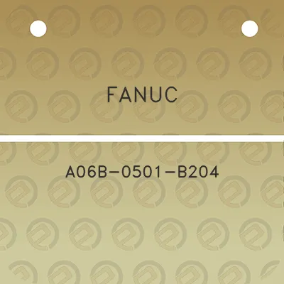 fanuc-a06b-0501-b204