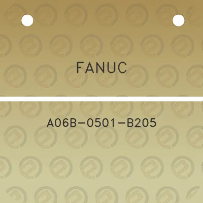 fanuc-a06b-0501-b205