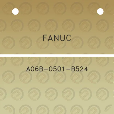 fanuc-a06b-0501-b524