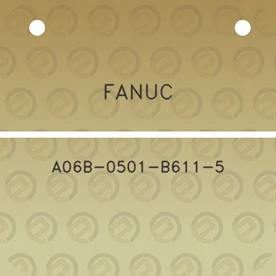 fanuc-a06b-0501-b611-5