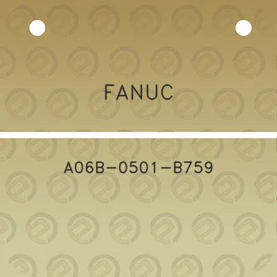 fanuc-a06b-0501-b759