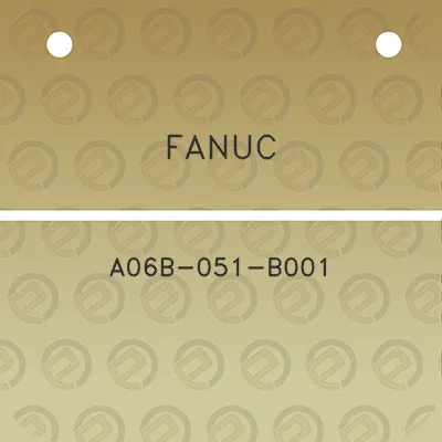 fanuc-a06b-051-b001