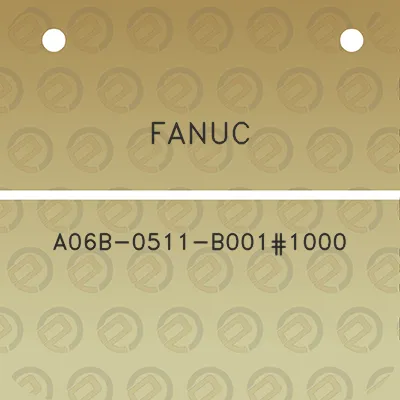 fanuc-a06b-0511-b0011000