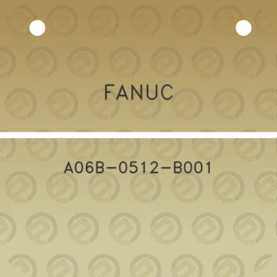 fanuc-a06b-0512-b001