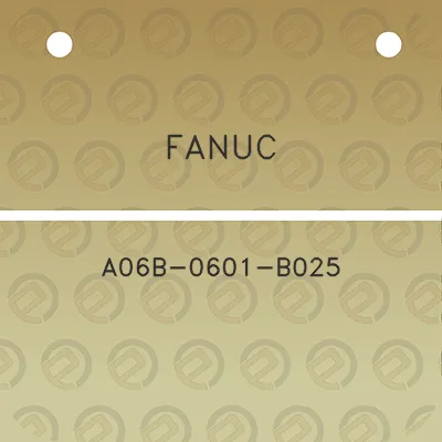 fanuc-a06b-0601-b025