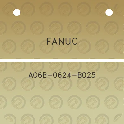 fanuc-a06b-0624-b025