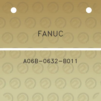 fanuc-a06b-0632-b011