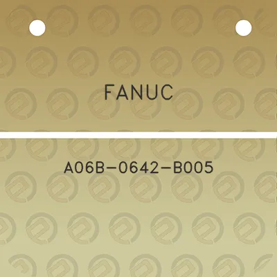 fanuc-a06b-0642-b005