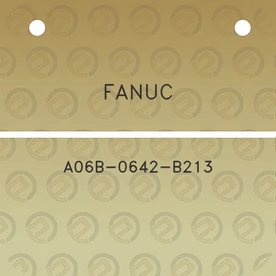 fanuc-a06b-0642-b213