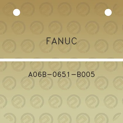 fanuc-a06b-0651-b005