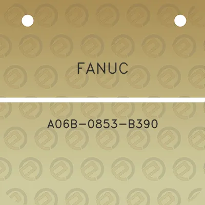 fanuc-a06b-0853-b390