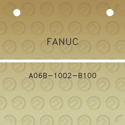 fanuc-a06b-1002-b100