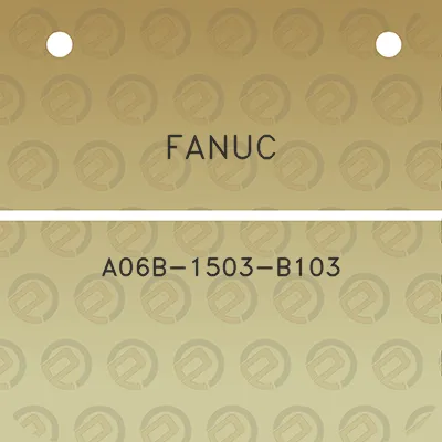 fanuc-a06b-1503-b103