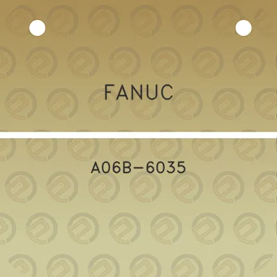 fanuc-a06b-6035