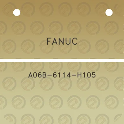 fanuc-a06b-6114-h105