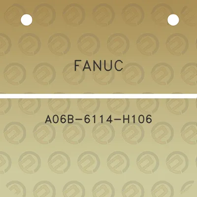 fanuc-a06b-6114-h106