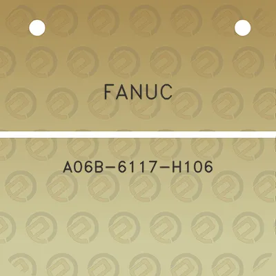 fanuc-a06b-6117-h106