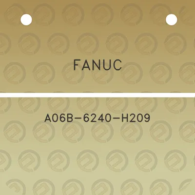 fanuc-a06b-6240-h209