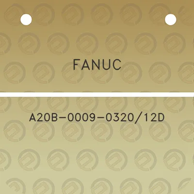 fanuc-a20b-0009-032012d