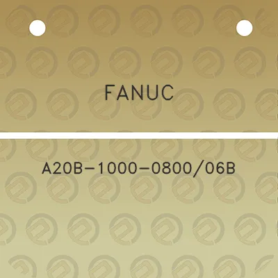 fanuc-a20b-1000-080006b